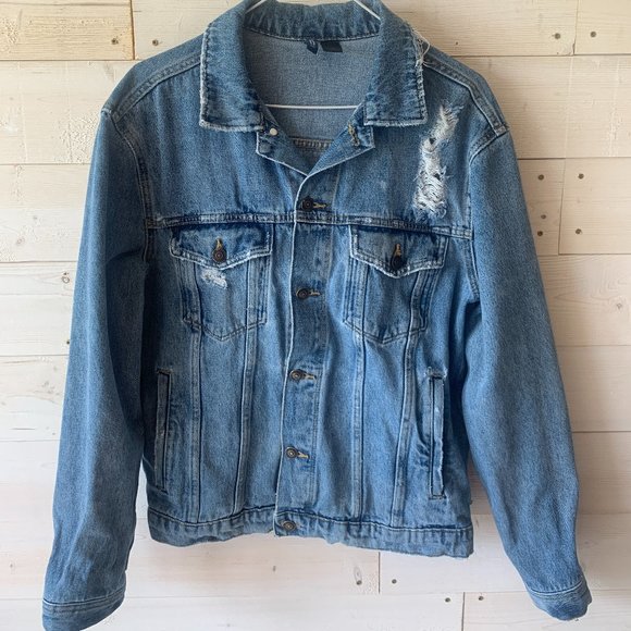 H&M Medium Wash Denim Jacket - Picture 1 of 6